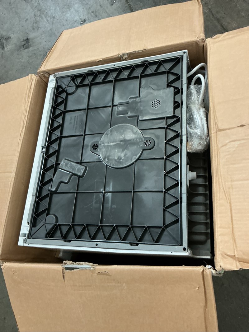 Condition photo showing As Is for RCA RDW3208 Counter Top Dishwasher, White