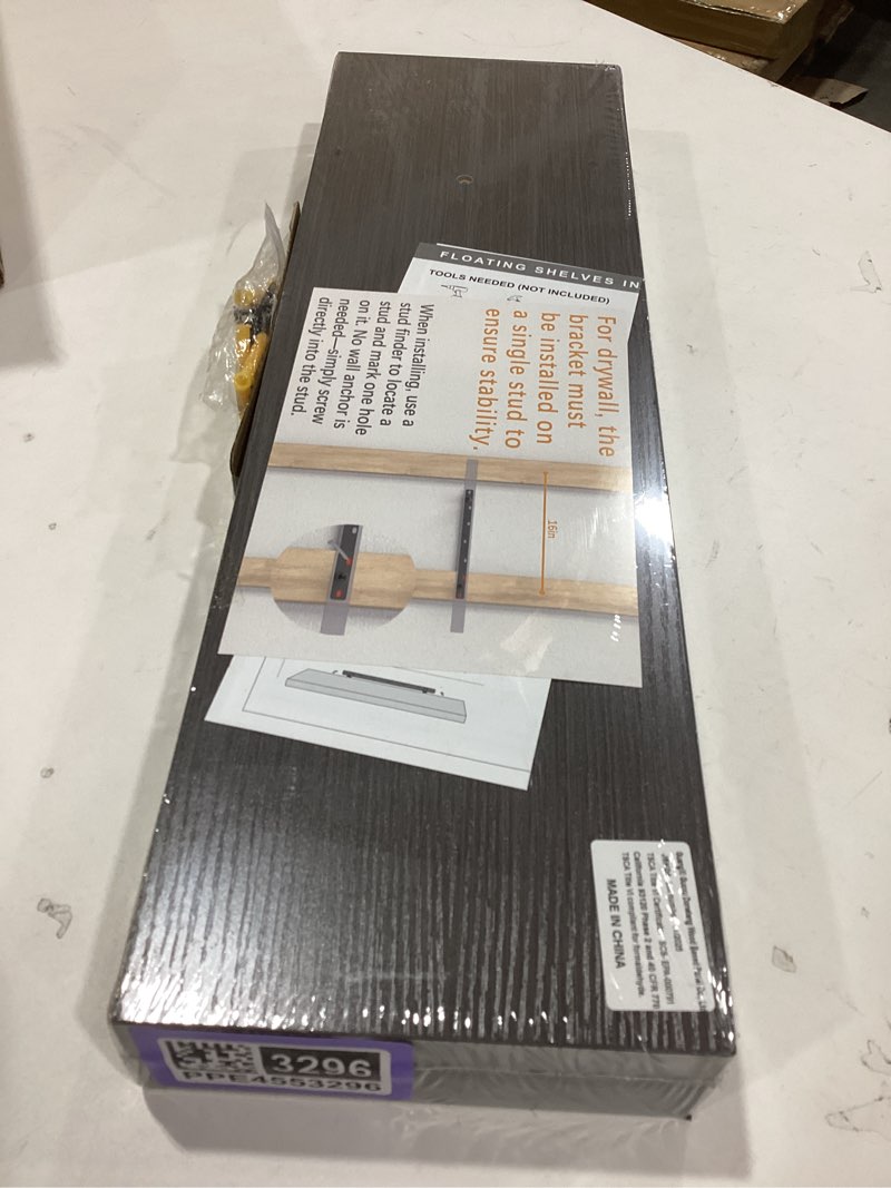 Set of 3 Floating Wall Shelves, Rustic Wood for Home Decor