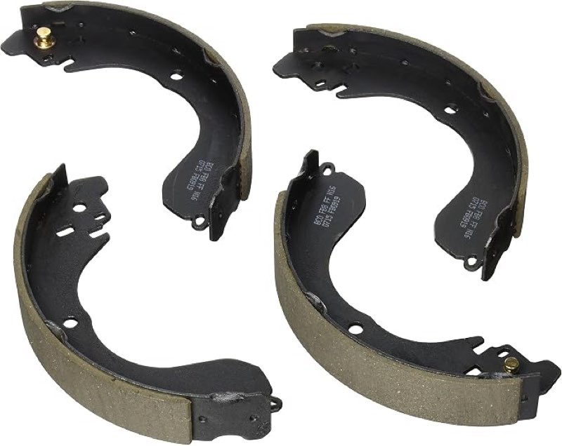 bosch bs919 blue drum brake shoe set - compatible with select chrysler sebring; dodge avenger, caliber; jeep compass, patriot; nissan cube, sentra, versa; rear