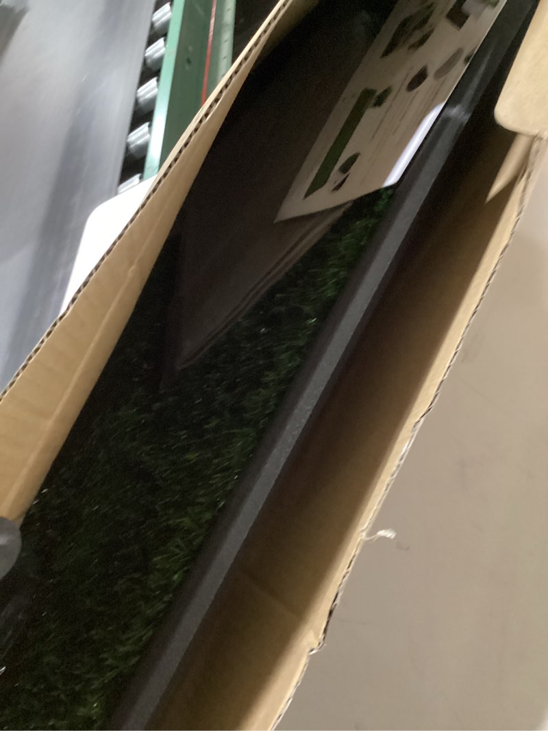 Condition photo showing Good Condition for Dog Litter Box 35"x23",Indoor Artificial Grass Patch & Fake Plants Pee Post,Reusable Washable Puppy Pad Turf,Full Potty System for Dogs to Pee on Balcony Patio Outdoor Use 3-Layer Potty System 35"x23"