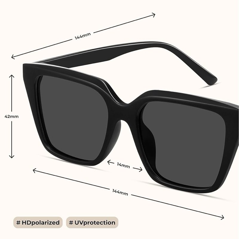New - miyya Sunglasses All black DK004 KJ202404240402