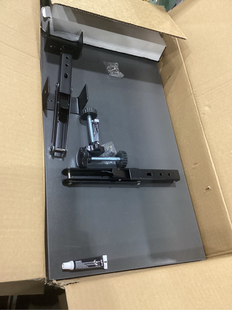 YHJUKKK Desk Extender 24 x 12 Inch A Single Plank of Wood Clamp On Keyboard Tray 90-Degree Folding F