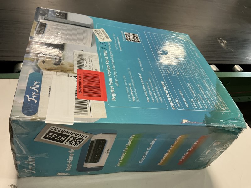 Condition photo showing New/Like New for air purifiers for home large room, cover up to 2600 ft² with washable filters, powerful turbo mode, pm2.5 air quality display, 22db sleep mode, air cleaner for pets hair, smoke, odors, hap607, white
