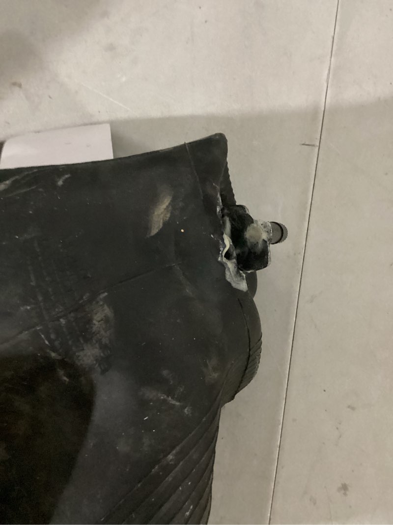 Condition photo showing As Is for tire aid inner tube 8”rim