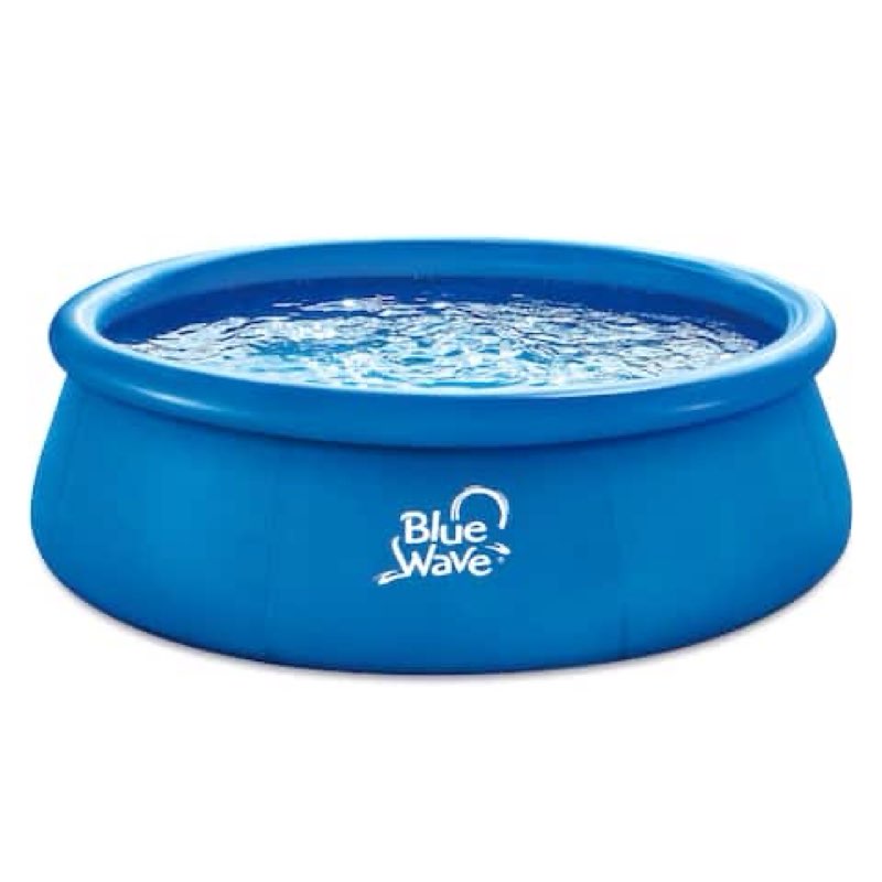 Blue Wave Speed Set 9-ft Round 30-in Deep Family Pool with Cover