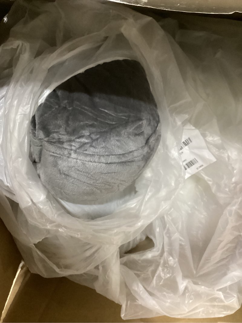 Condition photo showing Good Condition for SLIGUY Reading Pillow for Sitting in Bed Couch Adult, Back Pillow with arm Support and Pockets, Adult Back Pillow Bed Chair for Bed Rest, Reading, Watching TV, Gaming for Boys and Girls Light Grey