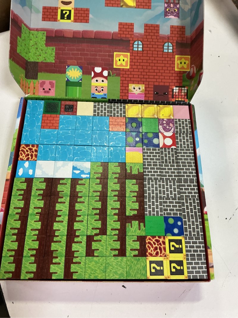 Condition photo showing Good Condition for goody king 200pcs magnetic blocks with light blocks | educational sensory toy gift | stem montessori building set for kids ages 3+ | creative magnetic cubes construction playset 200pcs game