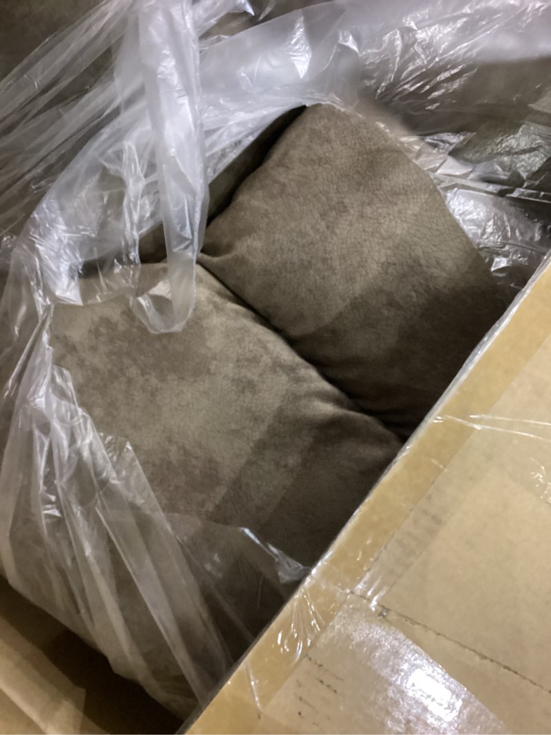 Condition photo showing Good Condition for Oversized Power Recliner Chair for Big and Tall 400 LBS, 25.5" Extra Wide Electric Lift Chair with Heat and Massage, Dual Motor 180° Lay Flat Recliner Living Room Sofa, Velvet Big Lift Recliner Velvet, Brown
