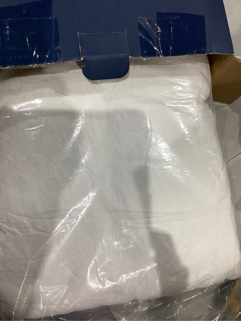 Condition photo showing Good Condition for MR&HM White Boho Comforter Set, Farmhouse Bedding Set, Queen Bed in a Bag Set 7 Pieces with 1 Comforter, 2 Pillow Shams, 2 Pillowcases, 1 Flat Sheet, 1 Fitted Sheet for All Seasons 2- White Queen