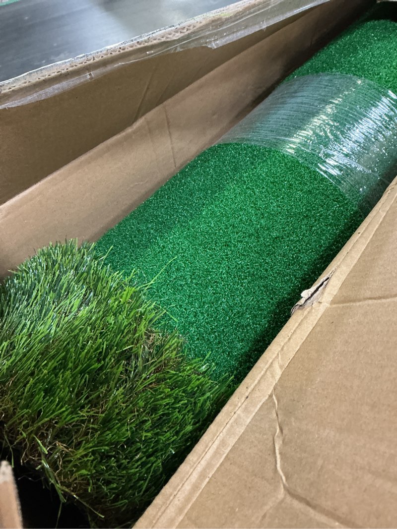 Condition photo showing New/Like New for golf putting green indoor outdoor putting matt professional training mat practice putting mat with 3 flags 1 movable cup 2 slope pad 5x10ft
