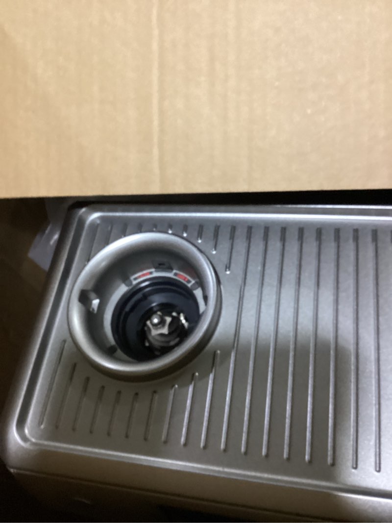 Condition photo showing As Is for breville barista touch espresso machine bes880bss, brushed stainless steel