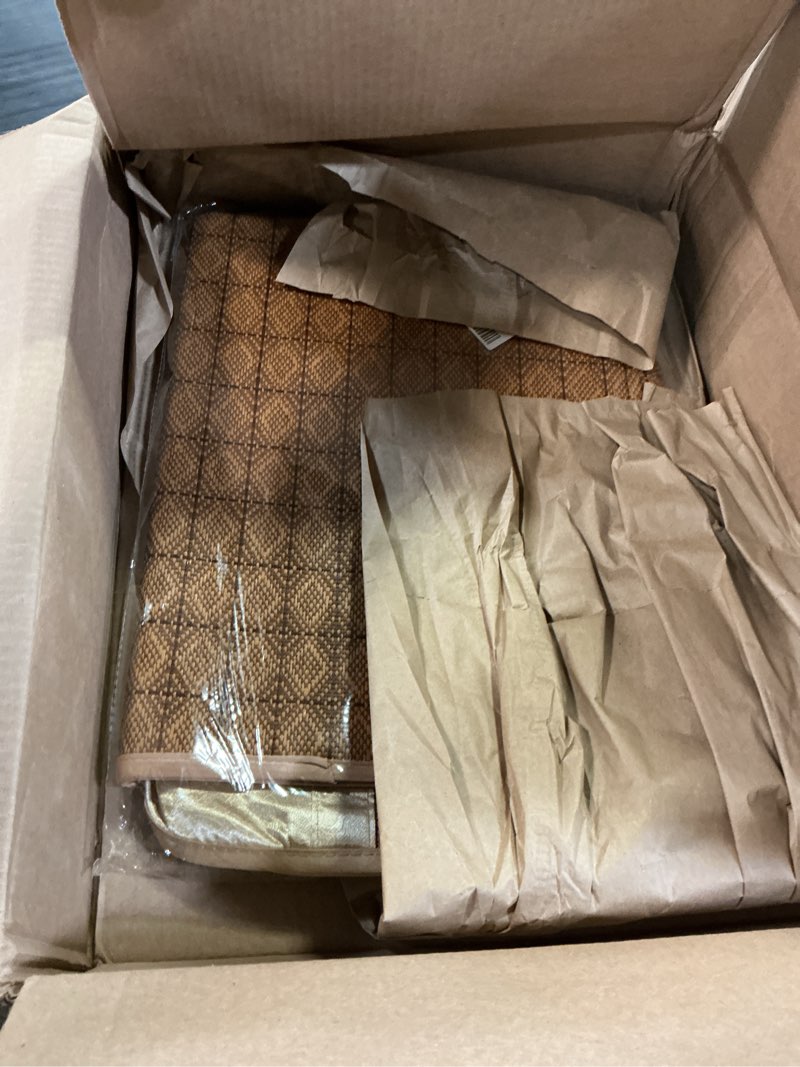Condition photo showing Good Condition for yosoo summer mattress, home quick cooling textile rattan mat grid fitted bed sheet set summer bed cover, size 195x80cm/76.8x31.5in