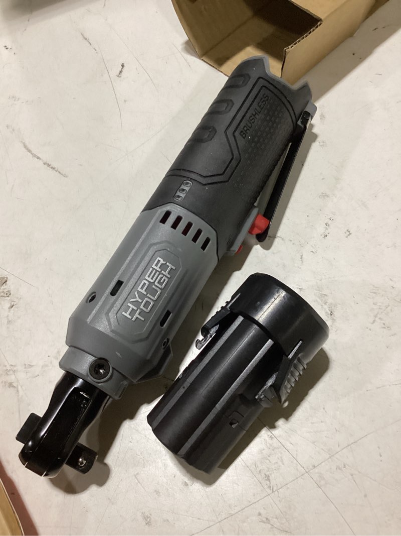 Condition photo showing Good Condition for hyper tough 12v brushless ratchet wrench with 1.5ah battery