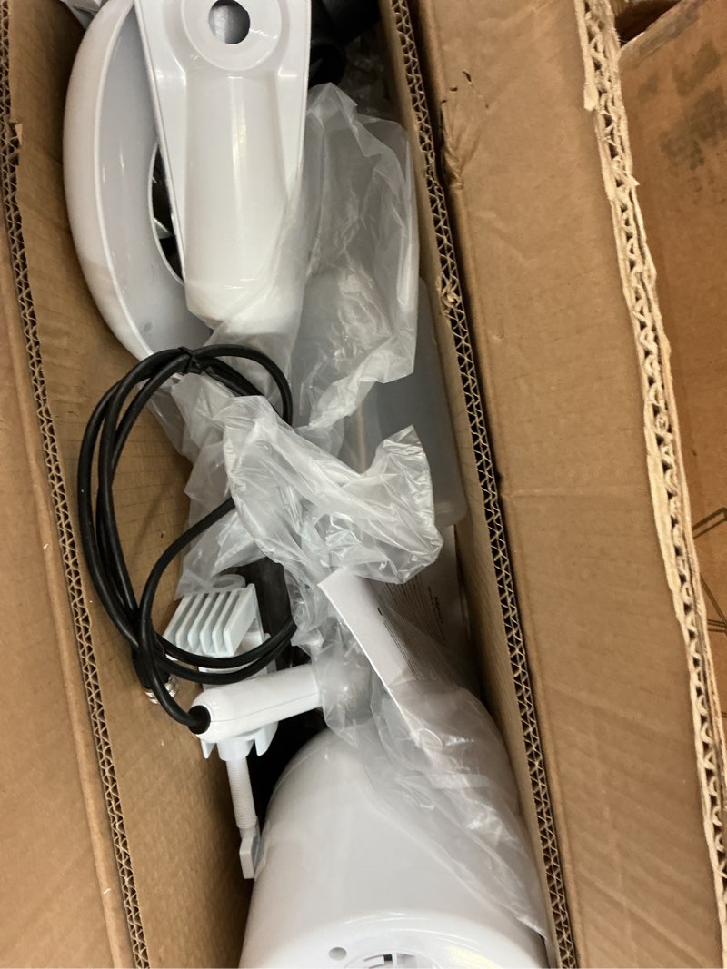 Condition photo showing As Is for professional 4-in-1 facial steamer with hot and cold nozzles and 5x led magnifying lamp and ultrasonic equipment—ideal for estheticians and beauty professionals, for use at home or in the salon white / hot & cold / ultrasonic equipment