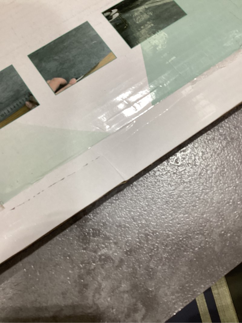 Condition photo showing Good Condition for 30-Pack Peel and Stick Vinyl Floor Tiles, 12"x12" Self-Adhesive Waterproof Peel and Stick Flooring Planks DIY for Bathroom, Kitchen, Living Room, Cover 30 Sq. Ft Dark Gray 12"x12" Dark Gray 30