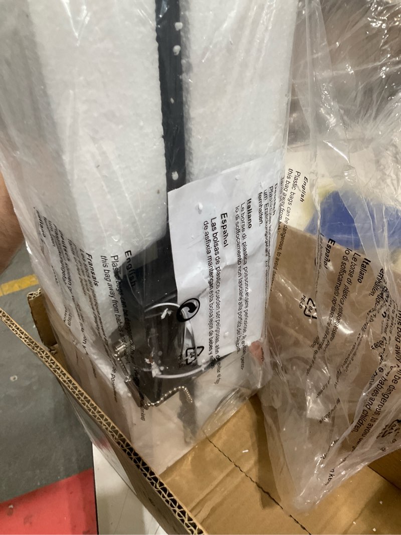 Condition photo showing Good Condition for 16 inch black vanity light bar with pull switch 10w brightness ideal for cabinet lighting picture light and sink light for kitchen and bathroom applications modern design efficient lighting black 16 inch