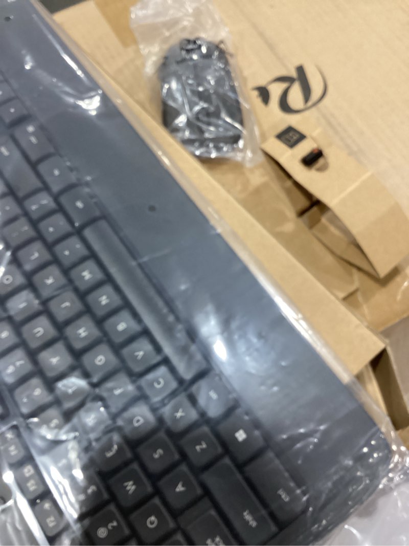 Condition photo showing Good Condition for Logitech MK540 Advanced Wireless Keyboard and Mouse Combo for Windows, 2.4 GHz Unifying USB-Receiver, Multimedia Hotkeys, 3-Year Battery Life, for PC, Laptop 2024 Model