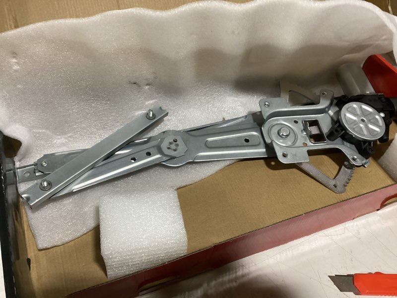 Condition photo showing New/Like New for a-premium front left driver side electric power window regulator with motor compatible with mitsubishi outlander 2007-2013 sport utility, 6 pins front driver (lh)