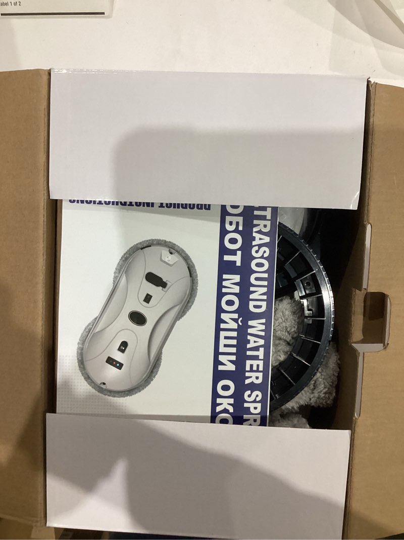 Condition photo showing New/Like New for Automatic Window Cleaning Robot, Window Cleaner Robot Auto Dual Spray, 2026 Model Robot Limpia Vidrios AI Path Planning, 3000Pa Suction, Remote Control, Edge Detection for Streak-Free Glass - SS1