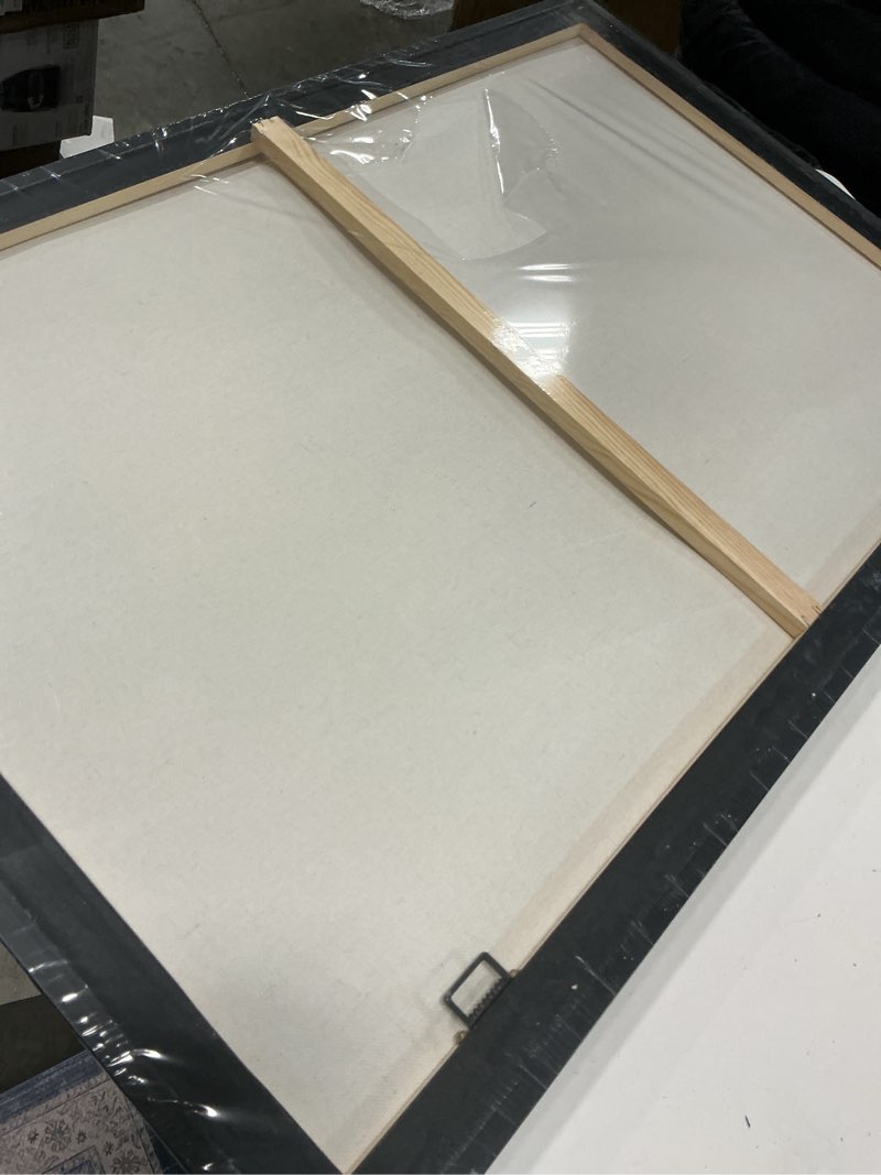 Condition photo showing As Is for Flower Wall Art for Living Room, Gold and White Peony Canvas Print Painting for Bedroom, Floral Picture Artwork Decor, Large Size 60x30 Inches FLOWER-7 59L" x 29W"