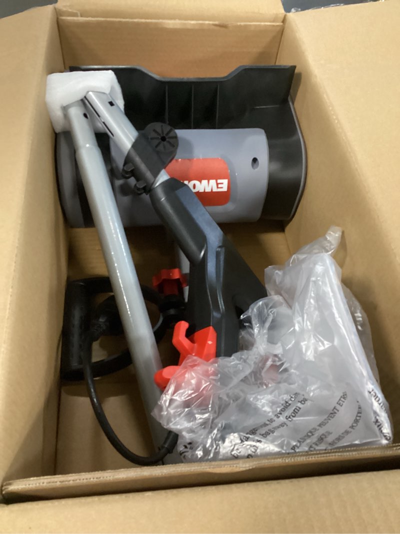 Condition photo showing Good Condition for EWORK Corded Snow Shovel 11-Inch 1200W 10A Powerful Electric Snow Shovels, 6-Inch Clearing Depth, 23-Foot Max Throw Distance, Power Snow Blower for Driveway, Steps, Sidewalk, Porch