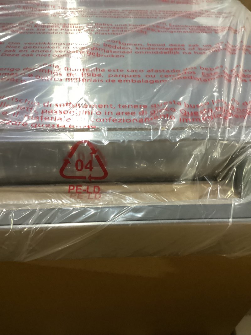 Condition photo showing New/Like New for Ninja Countertop Oven Double Stack XL & Air Fryer with Pro Cook System, 12-in-1, Flexdoor, FlavorSeal, SMART FINISH with DualZone Technology, Air Fryer, Bake, Broil, Reheat, Stainless Steel, DCT651 Stainless 12-in-1 with Thermometer