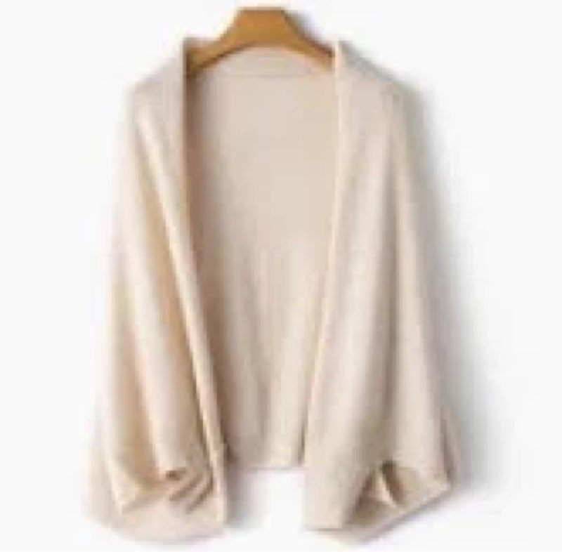 Beige knitted shawl, (no size, extra large), similar design