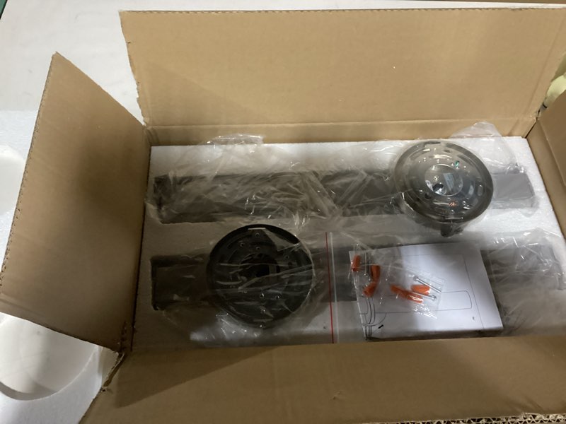 Condition photo showing As Is for Brushed Nickel Bathroom Sconces Wall Lighting 18W LED Dimmable Vanity Light Fixture, 3000K Modern Wall Light Fixtures Indoor Wall Lamps for Bedroom Living Room Mirror Hallway Porch 18 inch Brushed Nickel Hardwired (18in-2pcs)