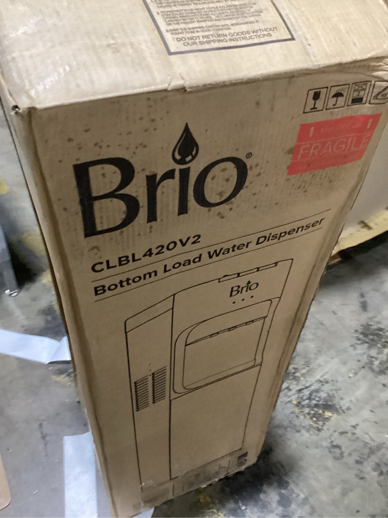 Condition photo showing Good Condition for Brio Bottom Loading Water Cooler Dispenser for 5 Gallon Bottles - 3 Temperatures with Hot, Room & Co