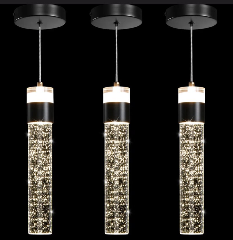 dodsworth 3- light dimmable kitchen island pendant