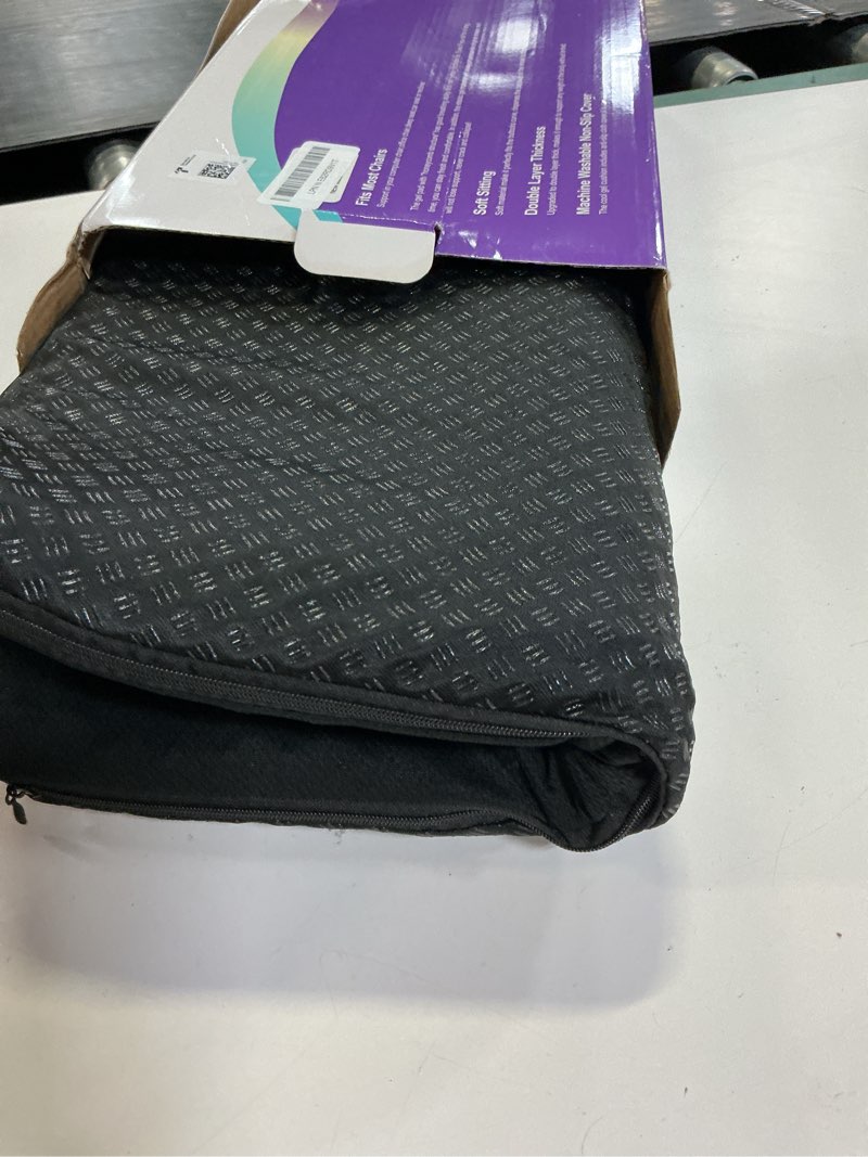 Condition photo showing Good Condition for gel seat cushion, cooling seat cushion (super large & thick), breathable honeycomb design absorbs pressure points seat cushion, gel cushion for office chair, home car seat cushion for wheelchair blue
