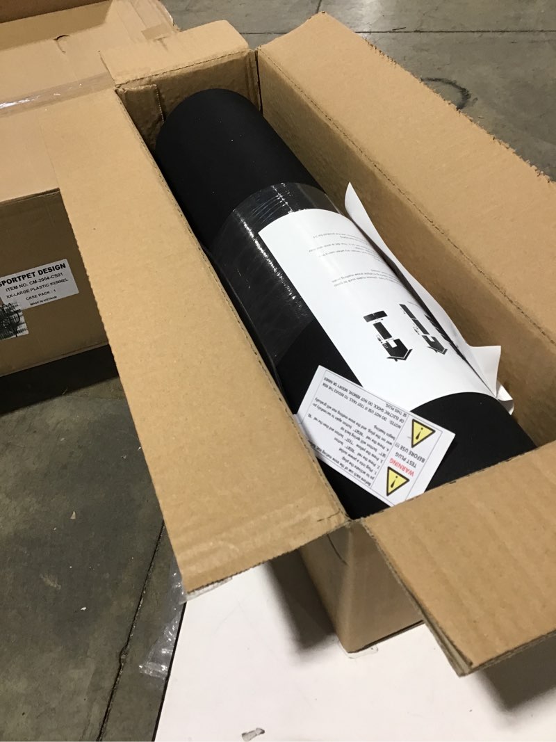 Condition photo showing New/Like New for Not tested 20 Inch x 60 Inch Heated Snow Melting Mat Outdoor, Anti-Slip Heated Walkway Mat with 9.84 Feet Long Power Cord, Waterproof Ice Melting Mat for Doorway Stair Step Path Roof