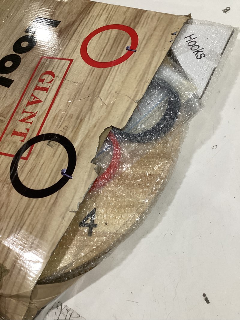 Condition photo showing Good Condition for Elite Sportz Equipment Ring Toss Game | Sturdy Wooden Board Set for Kids Outdoor Games | Camping Activities - Adults & Kids Picnic 20"