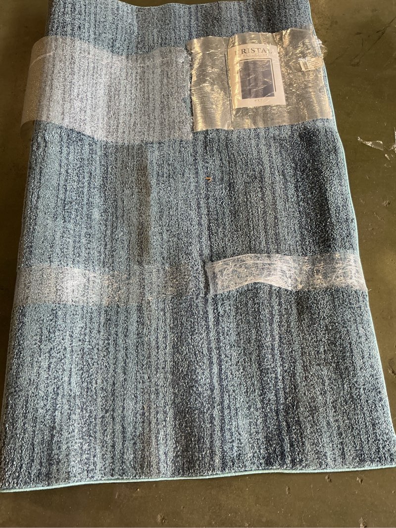 KRISTAL area rug 5’x7’ navy/ blue 