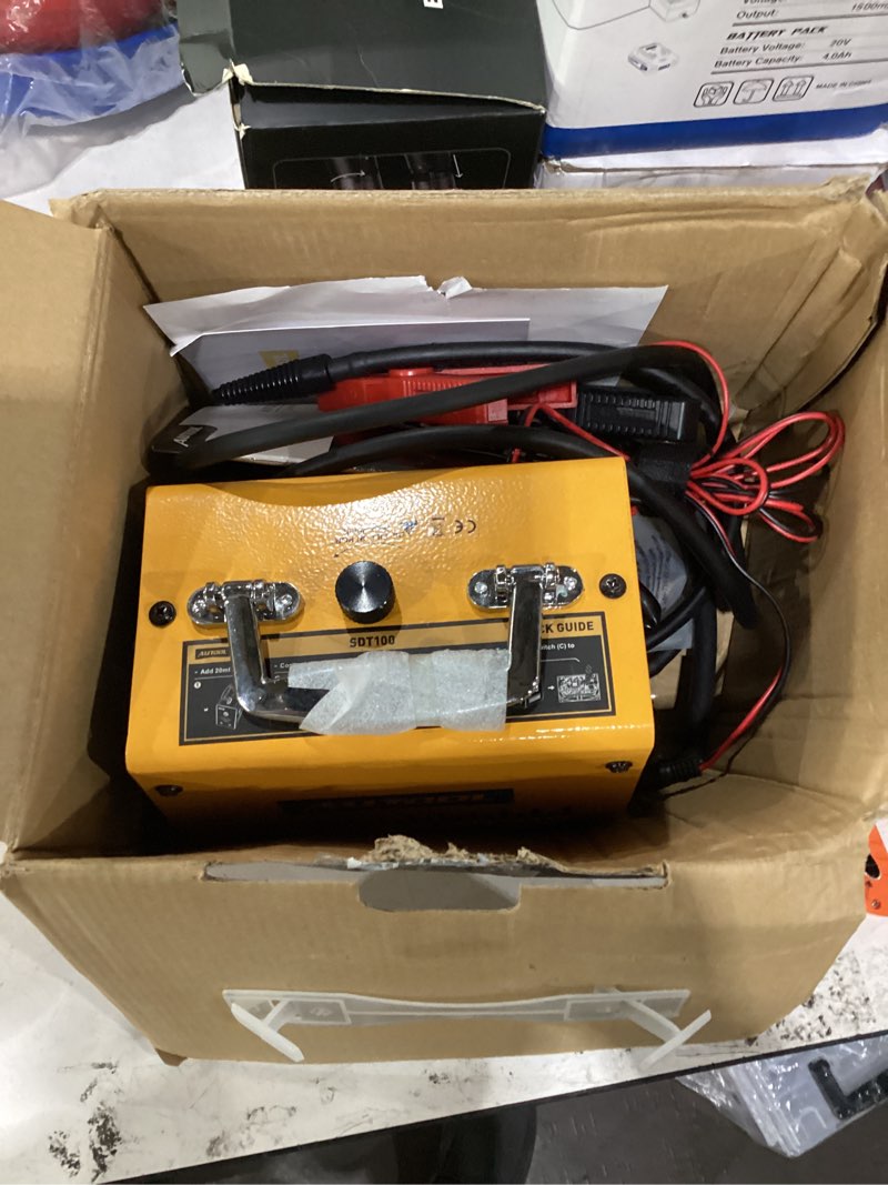 Condition photo showing As Is for autool automotive smoke machine lead detector dc 12v evap vacuum diagnostic tester with built-in air pump for pipe system