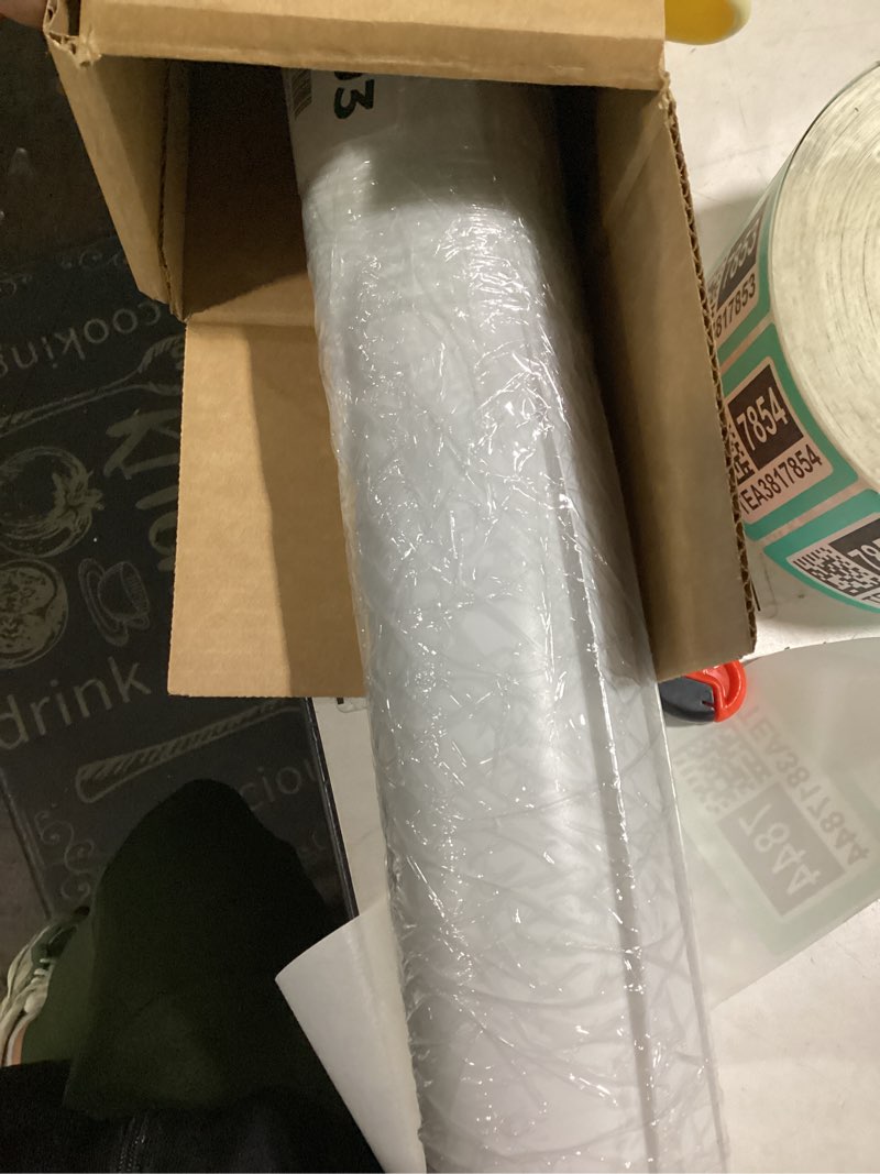 Condition photo showing New/Like New for 2 Pcs 48" x 24" x 1/30'' Flexible Translucent PE Plastic Sheet Translucent Polyethylene Plastic Stencil Template Sheet for DIY Art Craft, Silhouette, Template Material