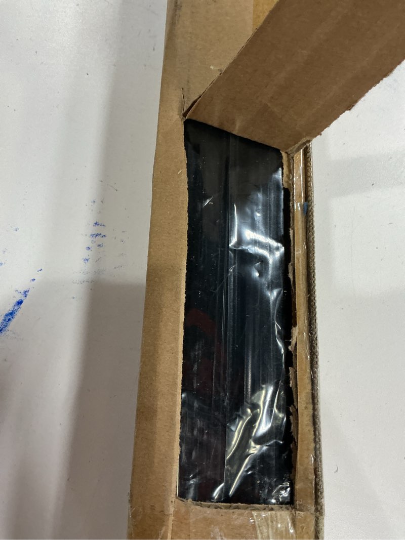 Condition photo showing New/Like New for 2 Pcs 36" Double Bubble Kerf Door Sweep 1-3/4" Wide Vinyl Weatherstrip Seal for Exterior Doors, Energy Efficient Draft Stopper, Easy Slide in Installation, Blocks Dust/insects/noise (Black) Double Bubble Kerf Black 2