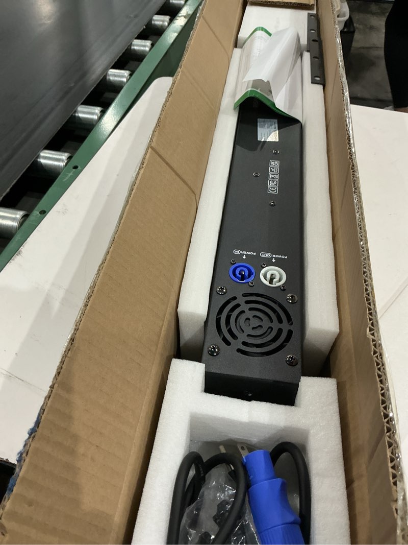 Condition photo showing Good Condition for led stage wall wash light bar 450w,cob dj party lights bar with dmx & sound activated control color changing light for church wedding live show stage party lighting indoor (1)