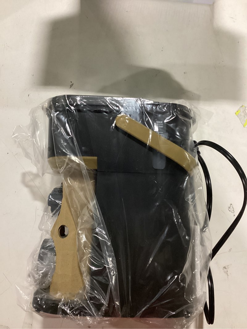 Condition photo showing New/Like New for Mini Hot and Iced Coffee Maker Single Serve, for K Cup and Ground, 6 to 14 Oz Brew Sizes, with Recipe Book, for Home, Travel, RV, Office and Dorm, Classic Black (2.0 Version)