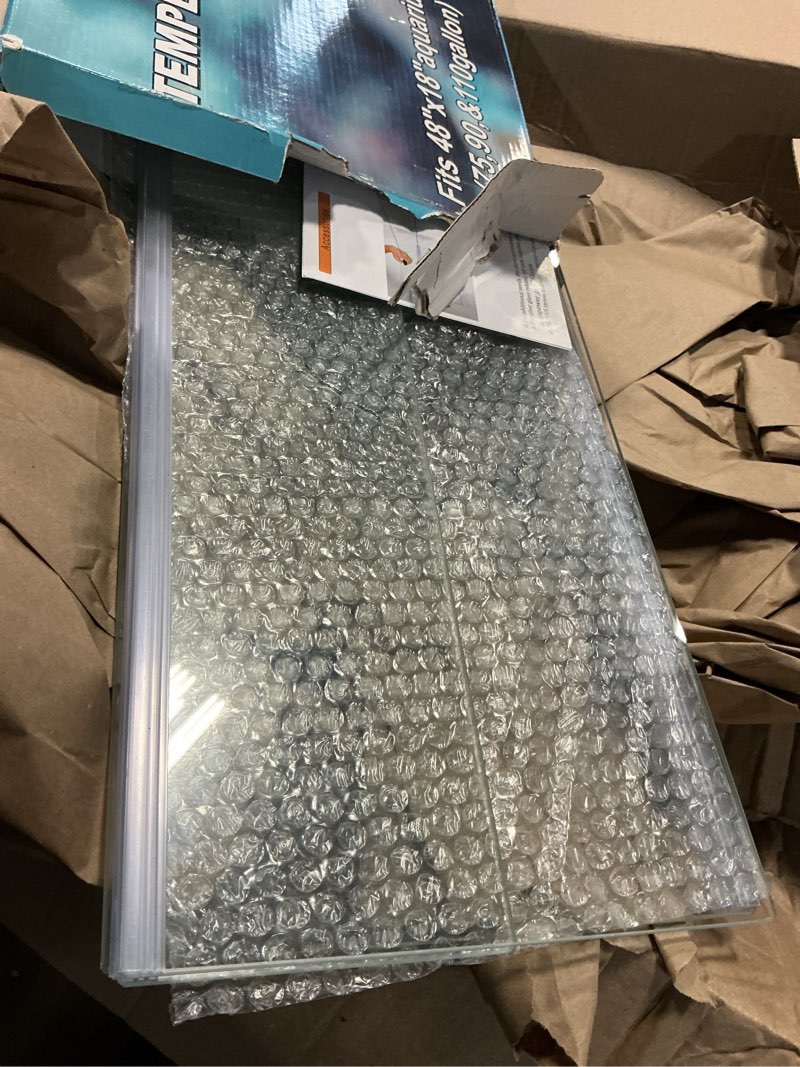 Condition photo showing Good Condition for 29.21x11.69 x0.16in clear tempered glass canopy,aquarium fish tank hoods fits for most 20long/29 gallon fish tanks (aqueon, marine land & perfecto) 1pcs-29.21x11.69in