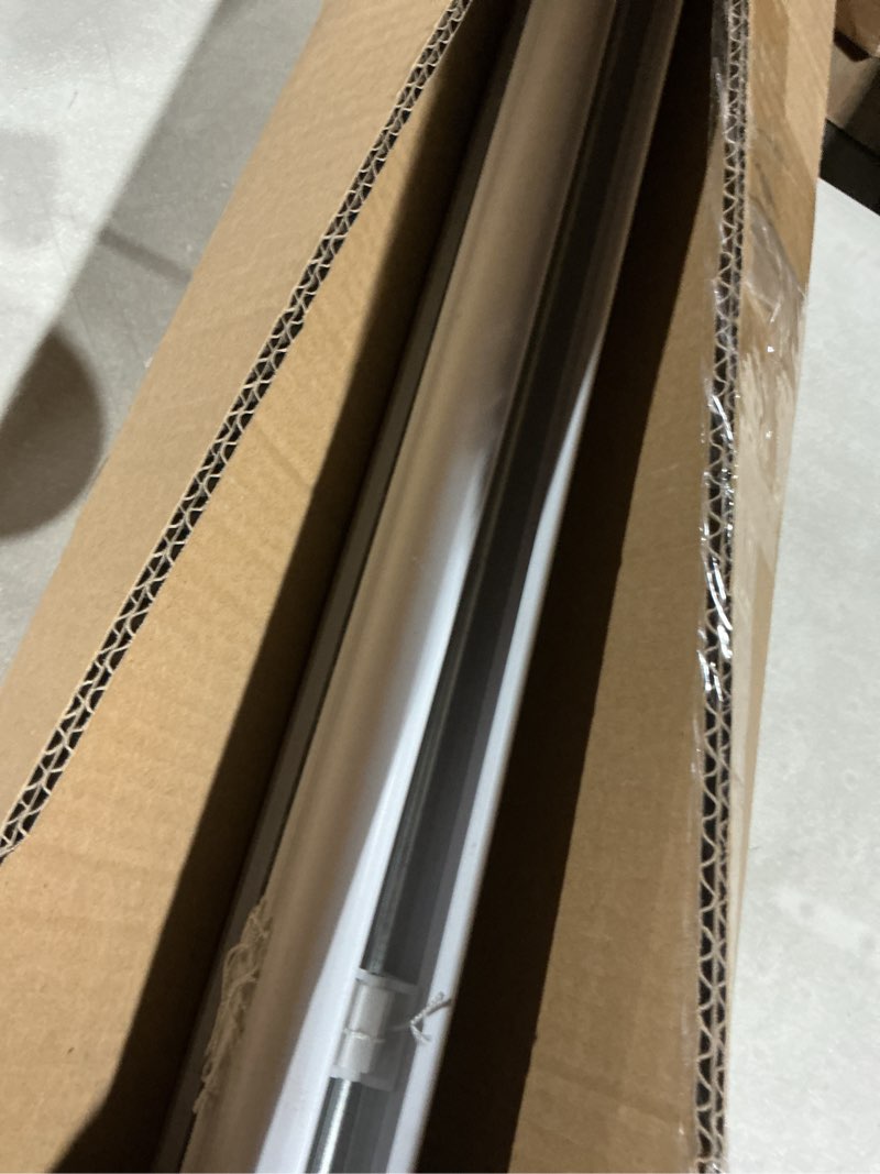 Condition photo showing As Is for CHICOLOGY Blinds for Windows , Mini Blinds , Window Blinds , Door Blinds , Blinds & Shades , Camper Blinds , Mini Blinds for Windows , Horizontal Window Blinds , Gloss White, 48"W X 72"H 48"W X 72"H White (Commercial Grade)