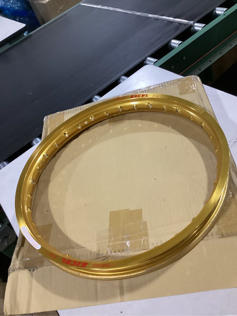 Condition photo showing Good Condition for excel icg408 gold 21" x 1.60" 36 hole takasago rim