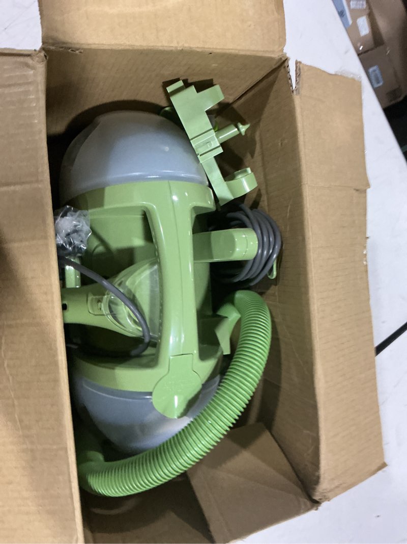 Condition photo showing As Is for bissell little green multi-purpose portable carpet and upholstery cleaner, car and auto detailer, with exclusive specialty tools, green, 1400b