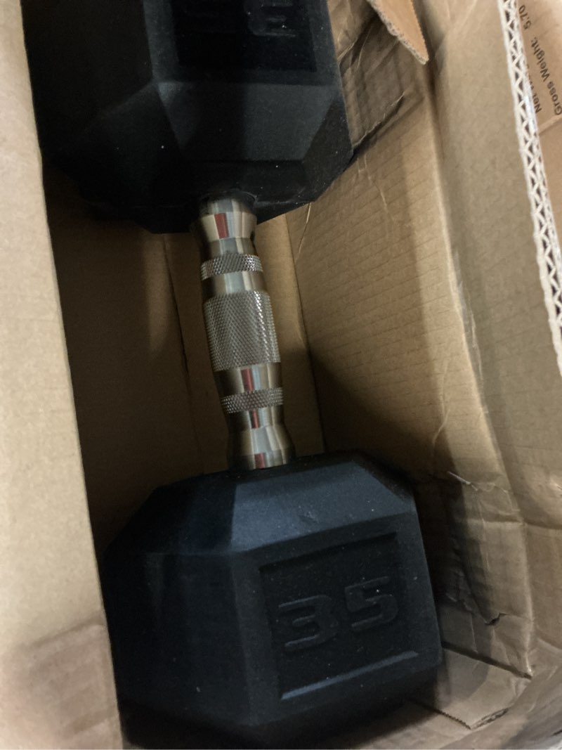 Condition photo showing New/Like New for CAP Barbell Coated Hex Dumbbell Weight - Single | 10-120 lbs | Multiple Options