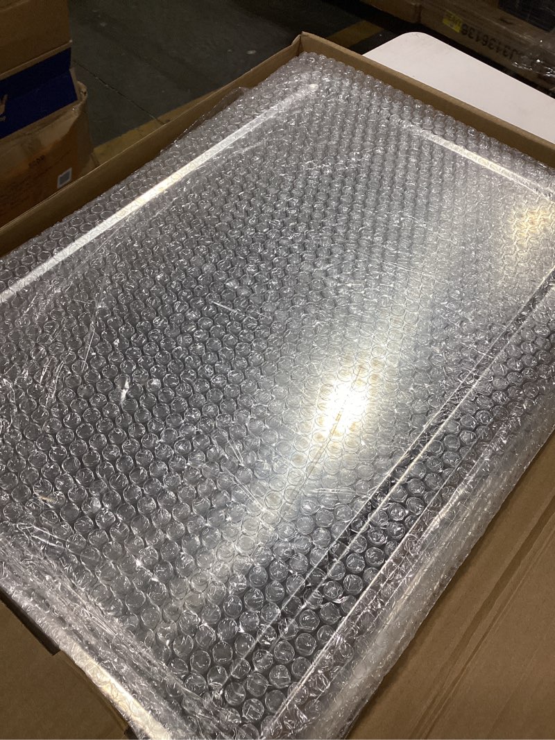 Condition photo showing Good Condition for Commercial Grade 304 Stainless Steel Baking Sheet Set - 2 Pack Extra Large (23.5"x15.5") Heavy Duty Cookie Sheets, Oven Safe, Uncoated & Non-Toxic, Solid & Perforated Pans for Roasting?Food Prep Trays