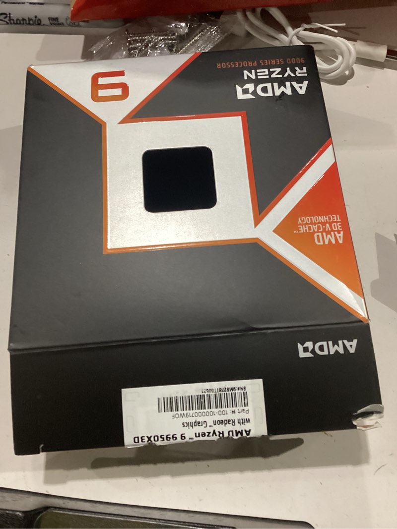 Condition photo showing As Is for GIGABYTE X870E AORUS PRO X3D ICE AMD AM5 LGA 1718 ATX Motherboard, Supports AMD Ryzen 9000/8000/7000