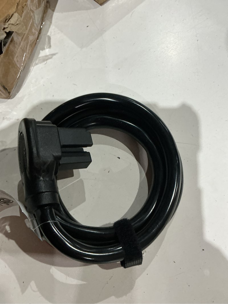 Condition photo showing Good Condition for 5 ft 4 prong dryer cord, 30amp 10 gauge dryer power cord replacement, pure copper 4-wire dryer cord with nema 14-30p plug and o-ring terminals, 250v 7500w, etl listed, black stw 5ft