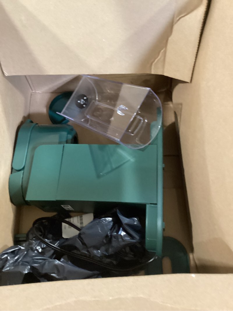 Condition photo showing As Is for keurig k-express single serve coffee maker – strong brew option, 42oz reservoir, sleek design for holiday hosting & gifting, evergreen