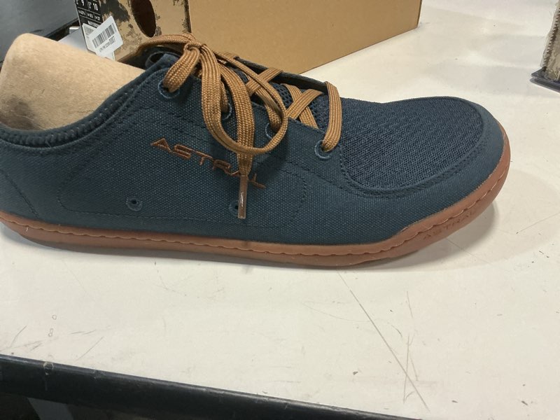 Condition photo showing New/Like New for (sizem9m)astral men's loyak shoes - barefoot, quick-drying, minimalist sneaker for casual wear, water sports, travel, & hiking