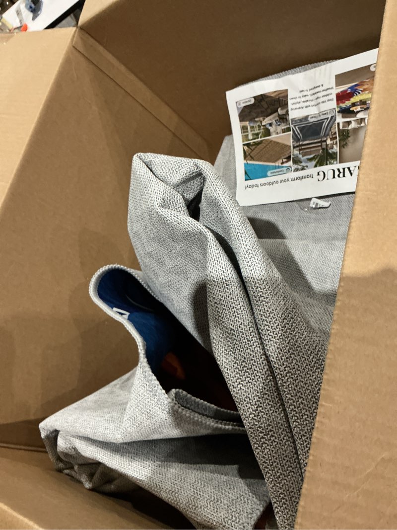 Condition photo showing Good Condition for outdoor area rug washable multicolored patio rug tropical botanical modern floral outdoor carpet non-slip for patio, deck, backyard, porch (8x10) multi colored 8' x 10' (rectangular)